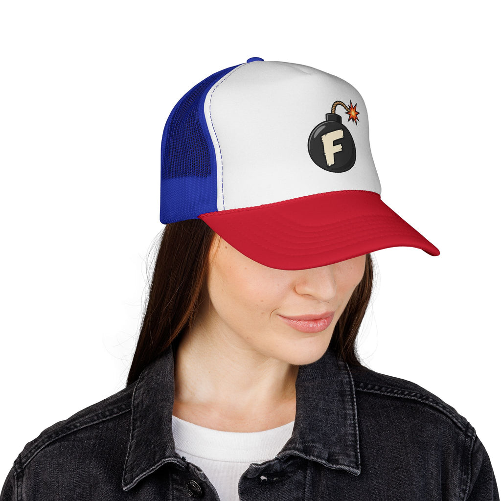 F-Bomb Bomb Icon Trucker Cap