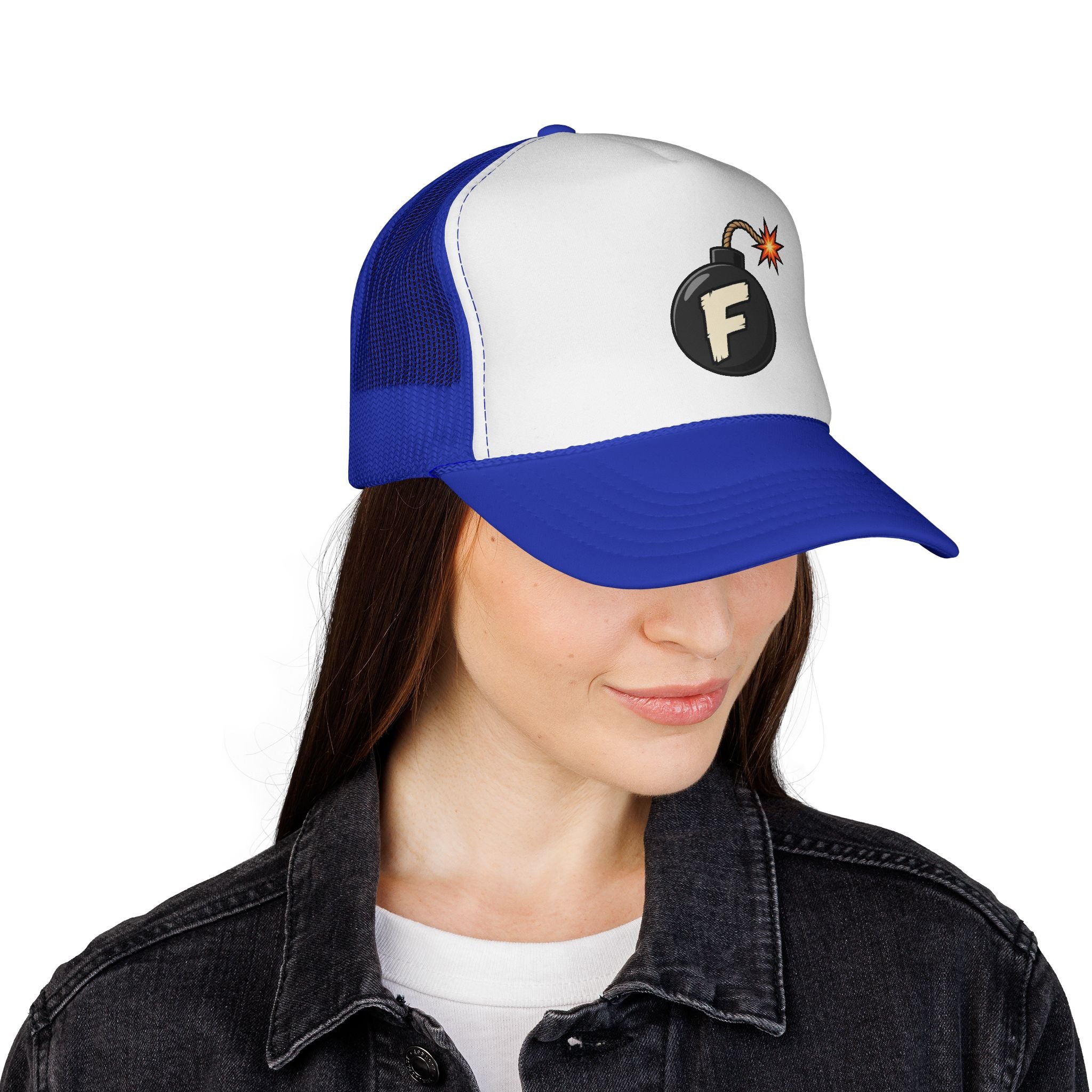 F-Bomb Bomb Icon Trucker Cap