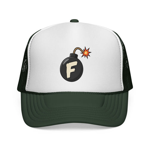 F-Bomb Bomb Icon Trucker Cap