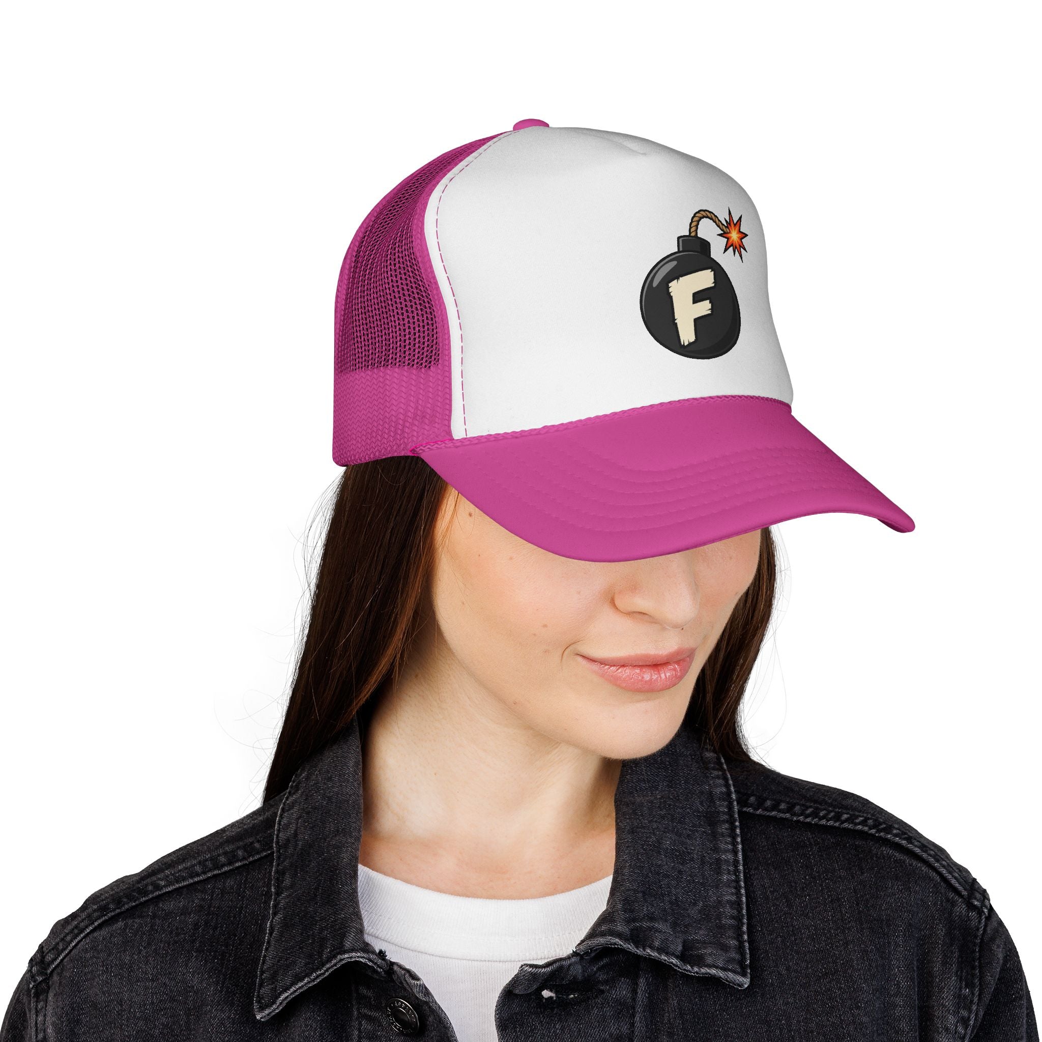 F-Bomb Bomb Icon Trucker Cap