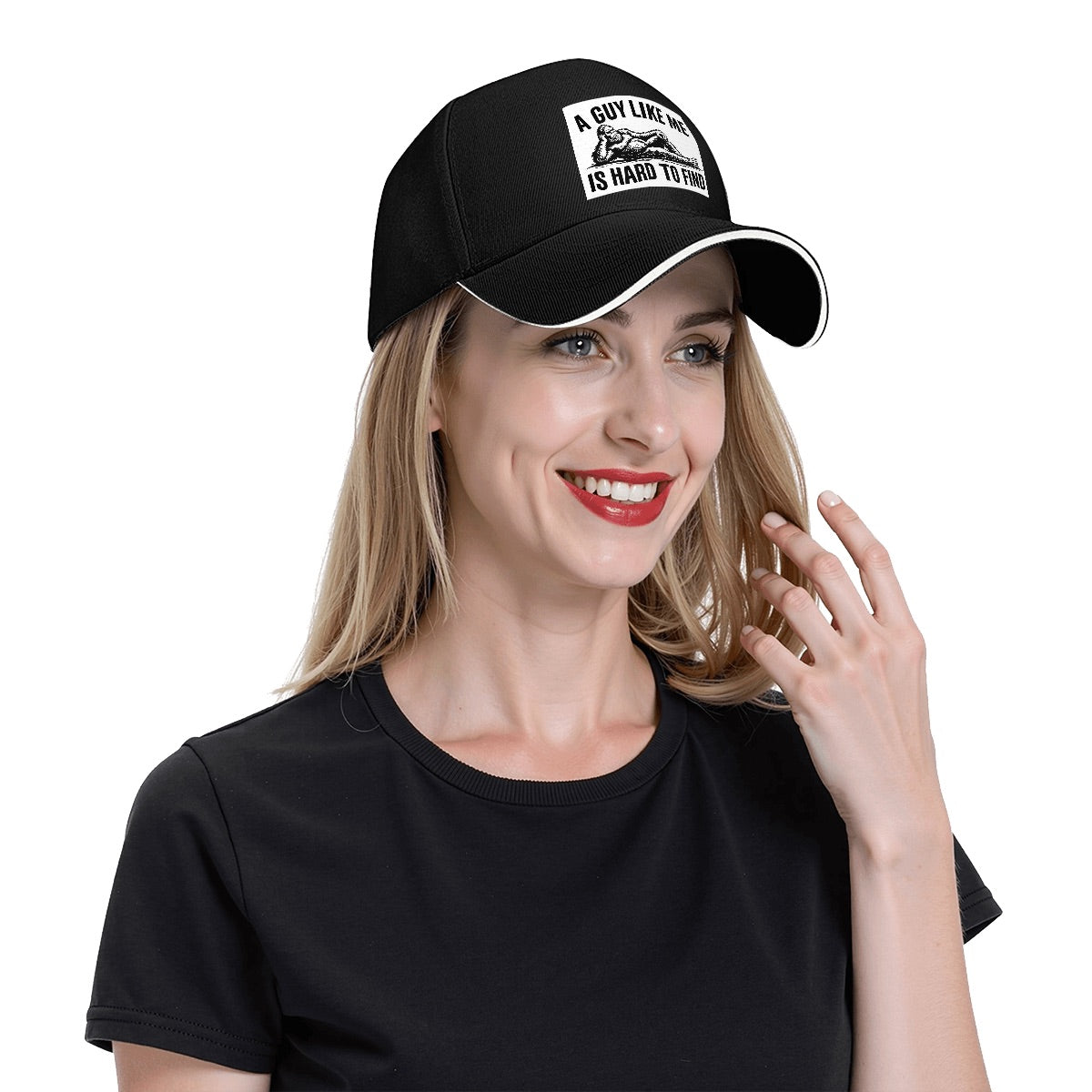 Bigfoot "A Guy Like Me Is Hard To Find" Funny  Baseball Cap (Made in USA)