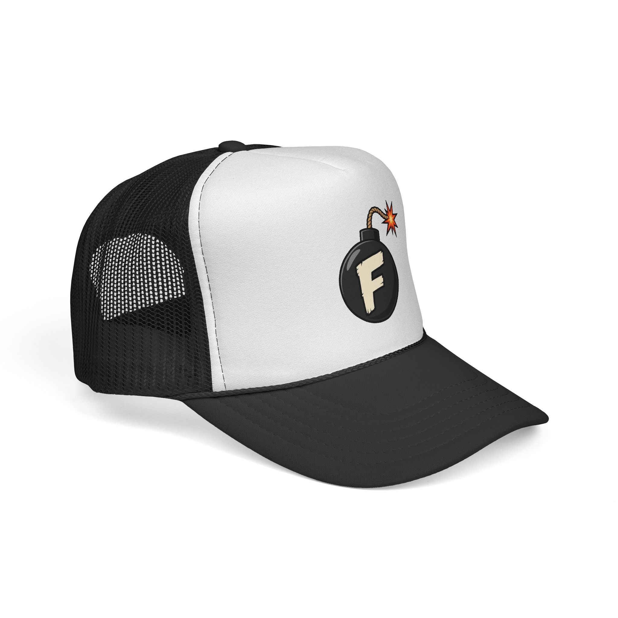 F-Bomb Bomb Icon Trucker Cap