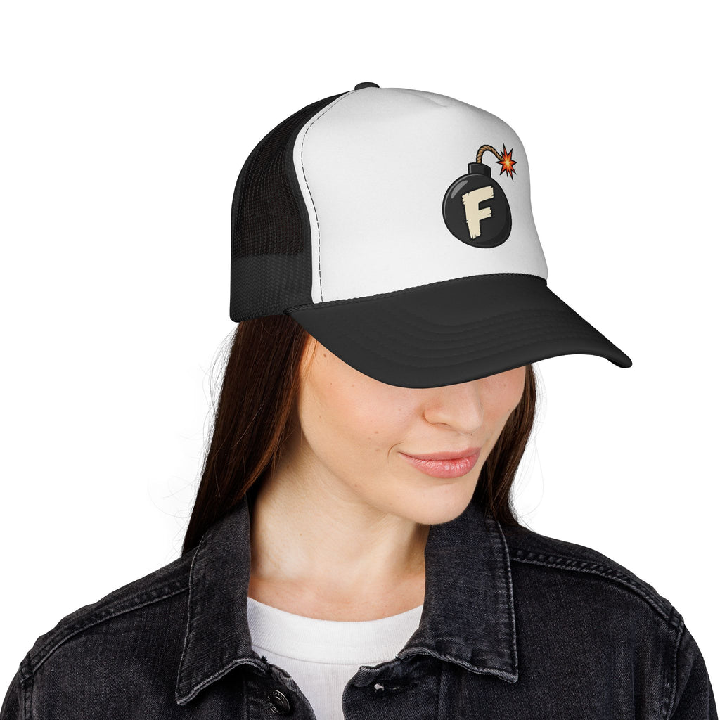 F-Bomb Bomb Icon Trucker Cap